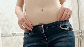 wanna watch me pee through panties into the bath then squeeze for you?