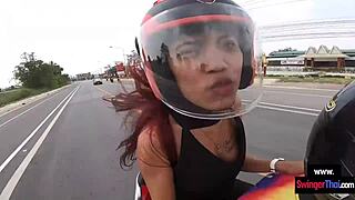 how's it feel fucking your big european cock inside this thai teen pussy?