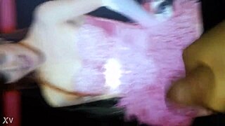 Korean lady tiffany in lingerie cumming hard - you wanna see it shoot?