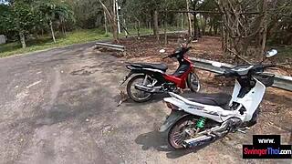 how's it feel fucking your big european cock inside this thai teen pussy?