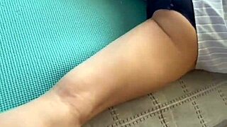 horny amateur bride loves getting her tight pussy licked by hubby