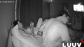 Wanna spy Luuv's homemade voyeur catching her wild female orgasm?