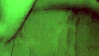 Bold girlfriend rubs husband's cock hard before he pounds her tits orgasm