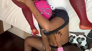 Stepmom's Playful Threesome With Stepdaughters