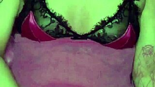 eleina's dirty goth lessons tease with lingerie and small tits