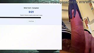 my intense workout pumps strong fat 19cm cock for hours without cumming