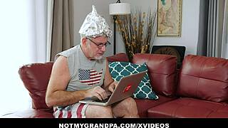 Big Tits Teen Jackie Hoffs Pussy Pounded by Grumpy Old Man