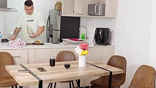 LESBIAN MAKES EX WATCH GIRLFRIEND PUSSY LICK SCISSOR ORGASM