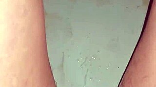 Asian amateur bathes nude in pool showing barefoot toes for intense feet fetish POV