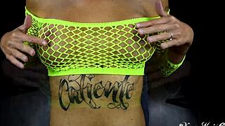 wanna see these big oiled tits squeeze cum out??