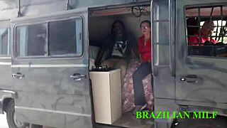Huge Black Cock Barebacks Granny's Ass in Motor Home Full Video