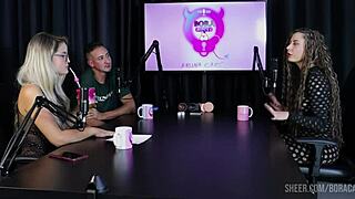 Jujube delícia in Bora cast with Bruna Carlos, part 1 - watch on sheer red now?