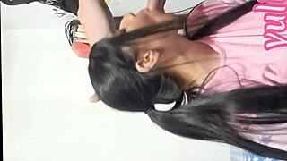 Stepmom seduces her stepson then swallows every drop of his hot cum casero real