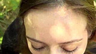 Pov Petite Romanian Nadia Noja Gags on Monster Cock Hiking Trail