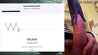 my intense workout pumps strong fat 19cm cock for hours without cumming