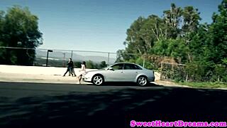 Teen lesbians lick each others wet cunts