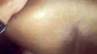 why does this puta give up her ass at the orgy and orgasm anally?