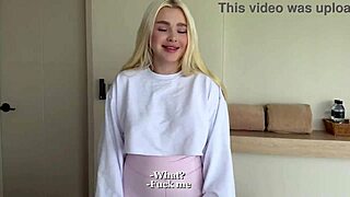 Classmate college girl leggings sees my place offers juicy tits pussy creampie sex