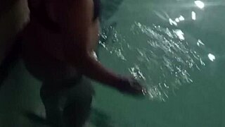 i lure hotel pool milf mommy to room for rough doggystyle creampie and squirt