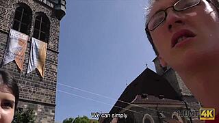 heartbroken watching my nerdy girlfriend fingered fucked by muscle stud