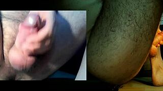 croatian solo anal dildo masturbation builds to intense cumshot orgasm