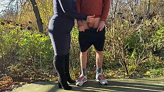 Obedient stepson blasts thick cum for dominant stepmother