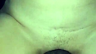my stepdaughter rubs cock on her hairy pussy begging to fuck