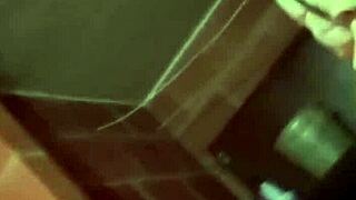 Hanzzell Guerrero's big ass gapes wide in kitchen with deep throat action