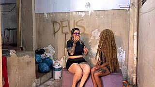 Public Favela Square Fuck To Gushing Cum With Hidden Stranger Jerking