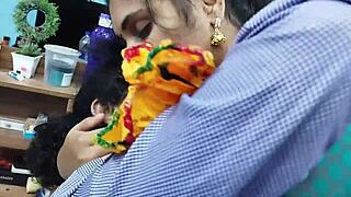 desi wife moans as husband fingers licks her dripping wet pussy