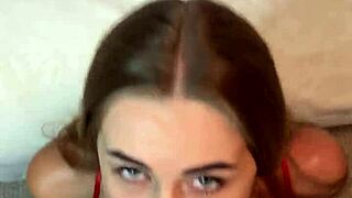 caught my gf rubbing her wet pussy 😩 so i fucked her hard & came on face + tits 💦