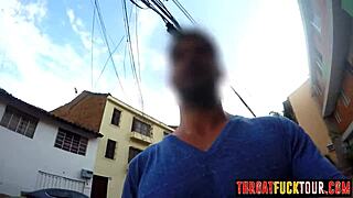 Marcela Deepthroats Big White Cock Ass