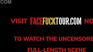 colombian hotel maid facefucked rough against wall for huge tip