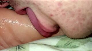 girlfriend drops to her knees licking and sucking toes hungrily part two