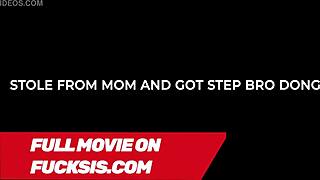 Stepsister Aubry Craves Bent Over Doggystyle Latina Rides