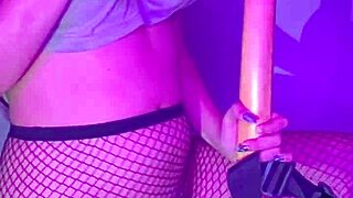 rockera puta teases her emo curves in softcore solo play