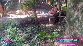 hey babe 😏 my gf and her yoga instructor tricked me into this wild cock game outdoors with emojis 🔥🍆