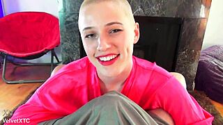 babe's dirty canadian casting talk teases natural tits before pov fucking