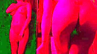 wanna watch two busty brazilians lick pussy and scissor in the shower?