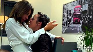 vittoria and pam two horny french milfs lick each others wet pussies hungry