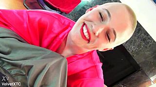 babe's dirty canadian casting talk teases natural tits before pov fucking