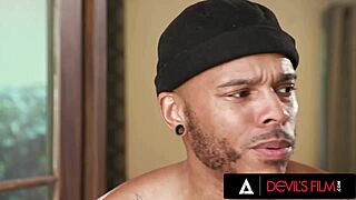 Nympho Wife's Wild Threesome! Neighbor's Monster Cock Chokes Her Deep in Doggystyle Frenzy!