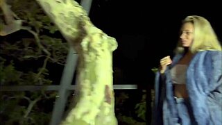 big cock ghost fucks colombian blonde's big tits ass outdoors cums in mouth karen sleent