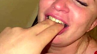 Step sister, isn't she the sexiest blonde sucking monster cock with those blue eyes?!