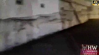 Safada monica lima flashes open pussy to corno's hung friends in garage