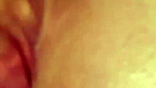 stepsis cries masturbating tight wet pussy with huge dildo now i fuck her bbc 😩💦