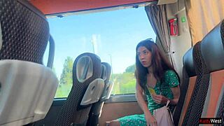 i flashed my dick on the crowded bus and she grabbed it tight