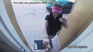 desperate teen delivers pizza blowjob trades sex for quick cash