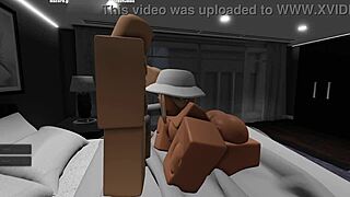 roblox girlfriend's big ass and tits bounce wild on my monster cock