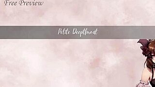 Petite submissive brunette gags on huge cocks with deepthroat face fucking before swallowing two big mouthful loads